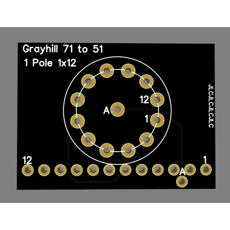 Adapter Grayhill série 71 to série 51 1D1P
