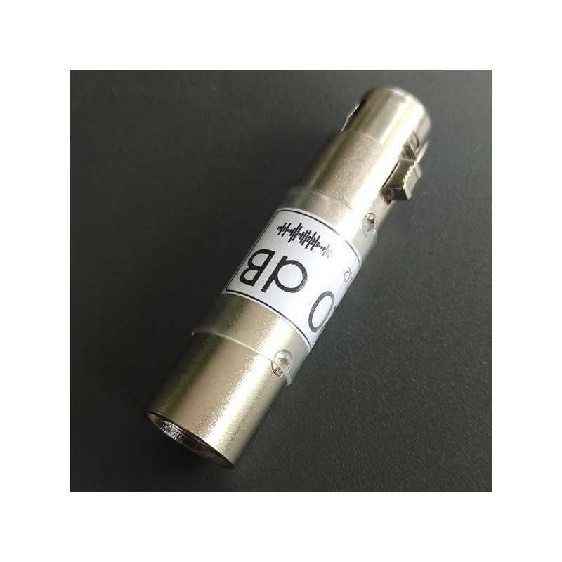 Atténuateur -10 dB 600Ω XLR - Adaptateur - ProAudioGC