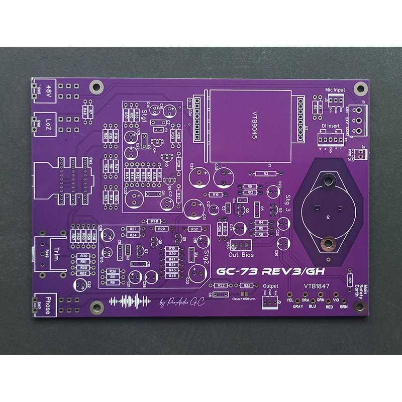 PCB Preamp GC-73 v3 (Neve Clone) ProAudio G.C. PCB Preamp GC-73 v3 (Neve Clone) ProAudio G.C.